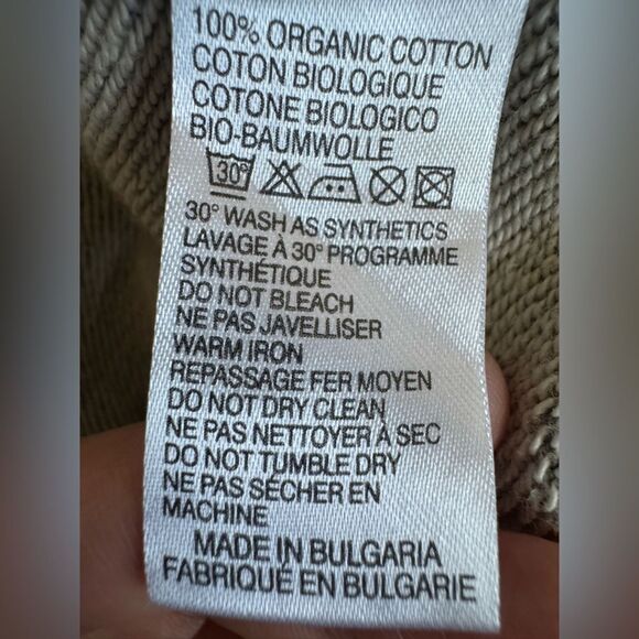 PS PAUL SMITH Sweatshirt Mens XL Grey Zebra Logo Pullover Sweater Preppy - Picture 3 of 7